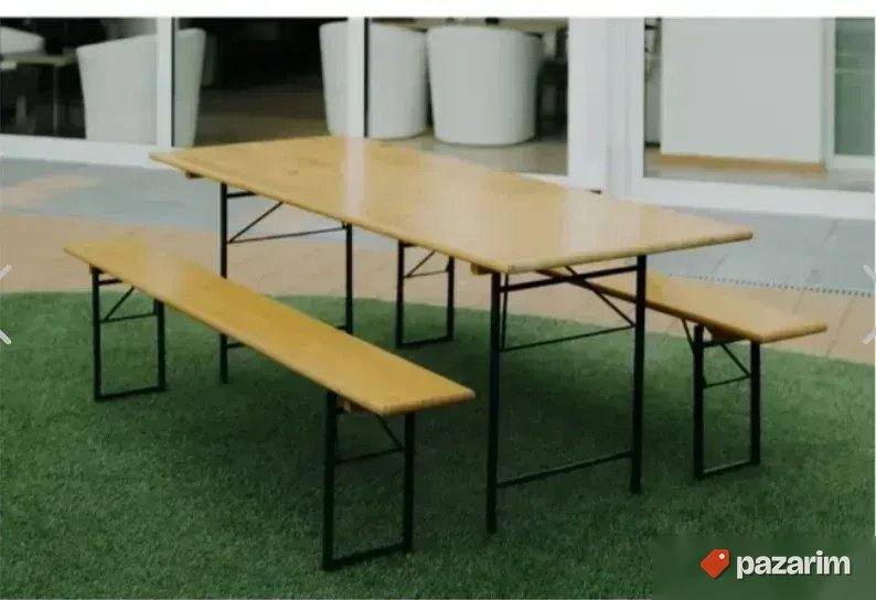 Klupe Stolice Za Bastu Metalne Aluminijumske Pletene Novo 7