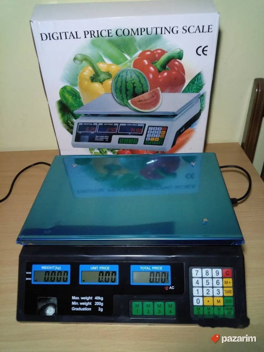 Digitalna Vaga Kantar do 500kg Pijacarska Vaga do 40 kg Novo 8