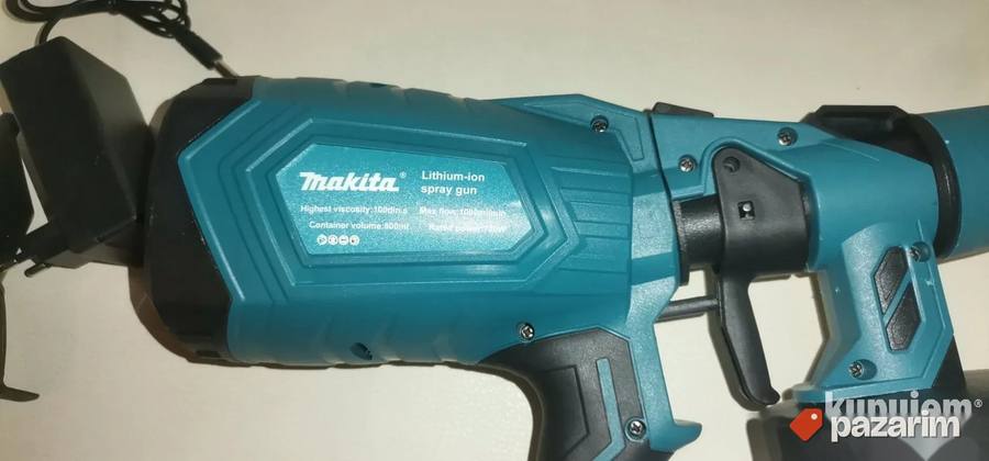 Top Pistolj Za Farbanje Akumulatorski Makita 2 Baterije 3
