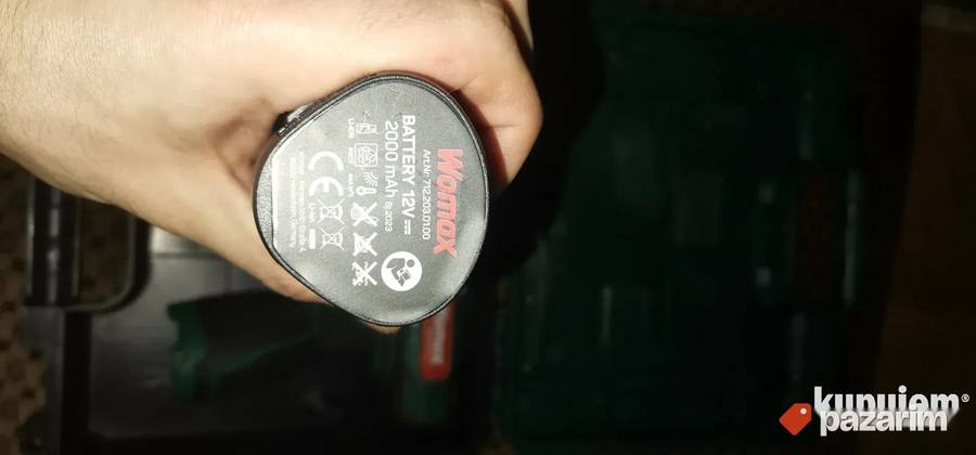 Aku Srafilica 12v 2 Baterije I Kofer Womax Dewalt Novo 6