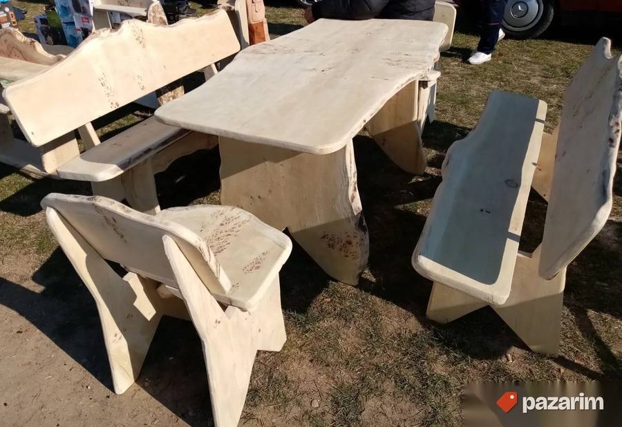 Garniture Od Punog Drveta Police Za Vino Hoklice 5