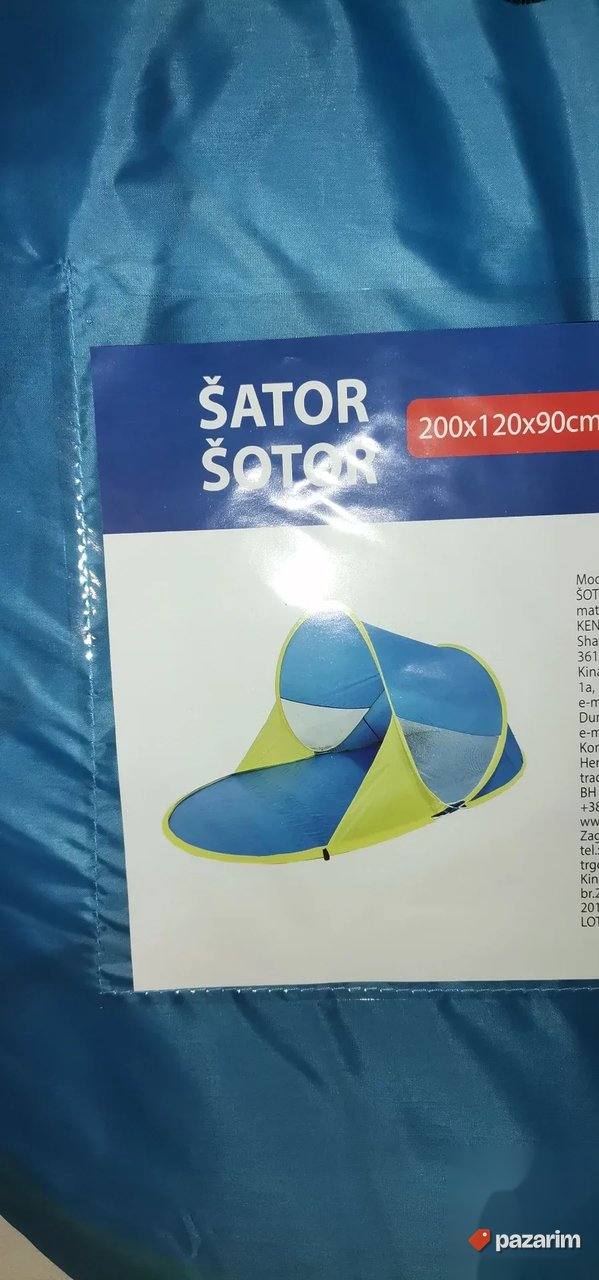 Sator Za Plazu Sator Sa Prozorom Novo UV Zastita 1