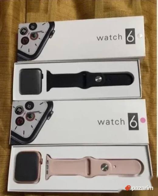 Smart Watch 6 Roze i Crni Satovi Za Decake i Devojcice Novo