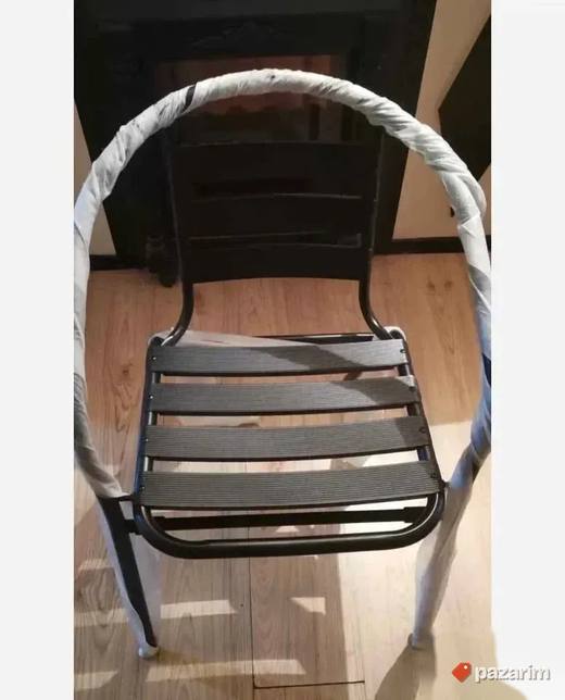 Bastenski Set 2 Aluminijumske Stolice i Sto Sa Kaljenim Stak
