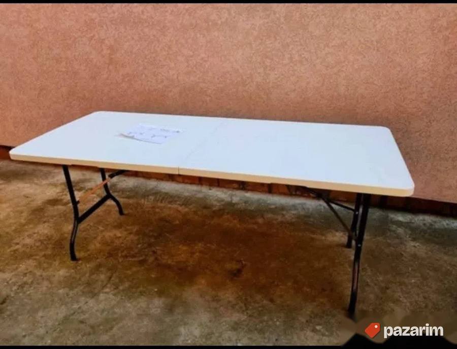 Bastenski Set Sto i Dve Klupe Na Rasklapanje 180cm Novo 2