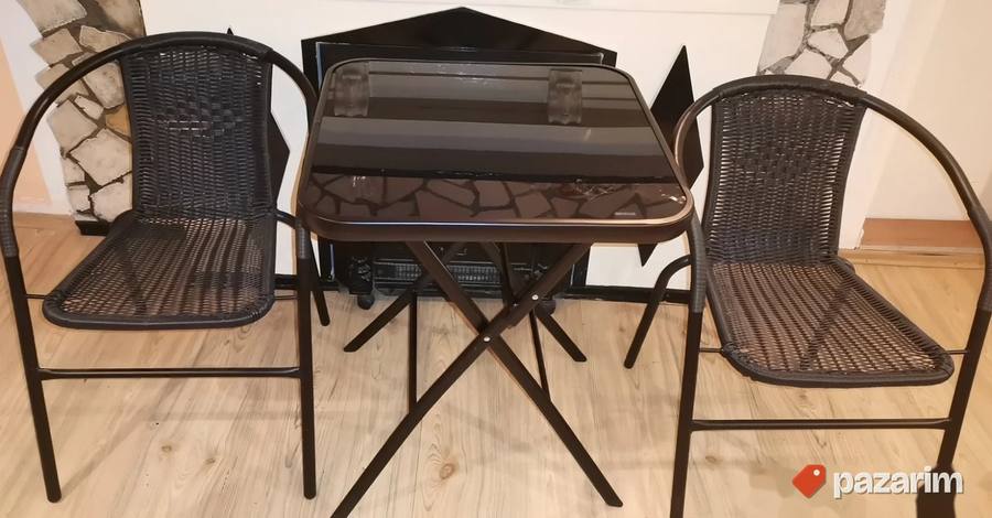 Bastenski Set Sto i Dve Klupe Na Rasklapanje 180cm Novo 8