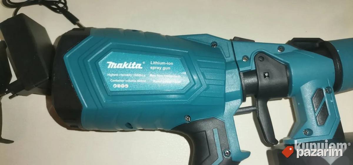 Top Aku Pistolj Za Farbanje i Krecenje 2 Baterije Novo Akcij 1