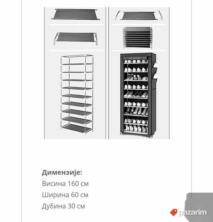 Stalak za Odecu i Obucu Novo 5