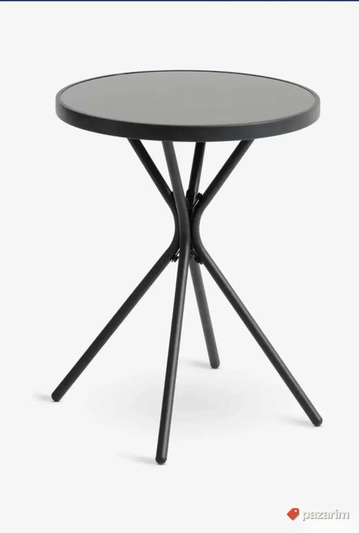 Bastenski Sto Sa Kaljenim Staklom 60-80 100cm Precnik AKCIJA