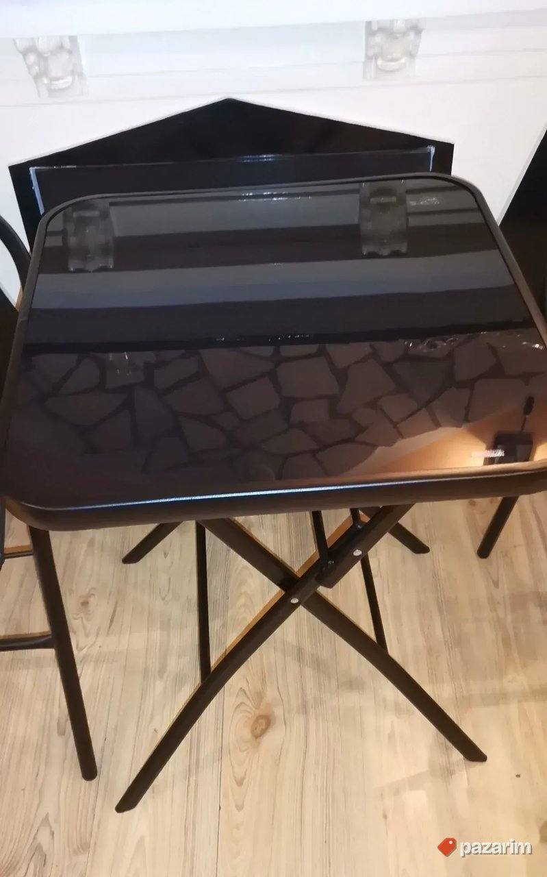 Bastenski Sto Sa Kaljenim Staklom 60-80 100cm Precnik AKCIJA 7