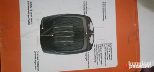 Kalolifer 2000w Keramicki Grejac Novo