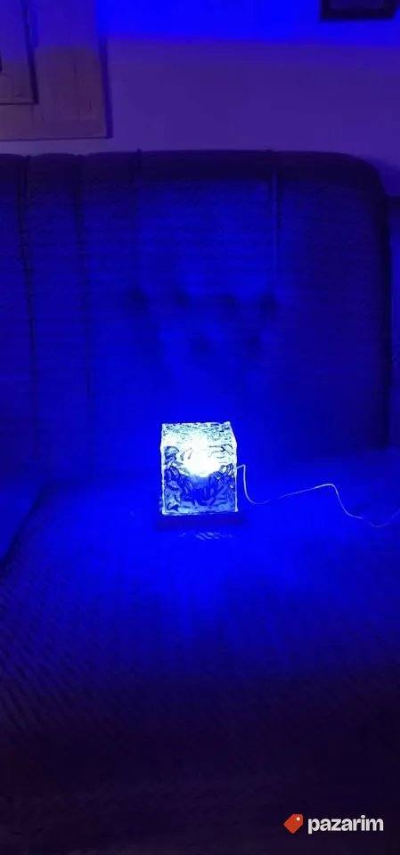 Kristalna Atmosferska Lampa-Projektor Na Daljinski 11x11cm N 2
