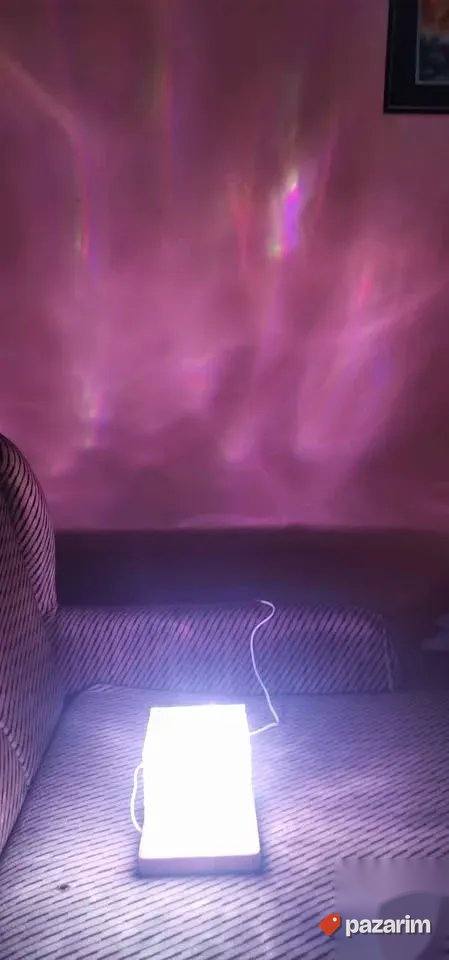 Kristalna Atmosferska Lampa-Projektor Na Daljinski 11x11cm N 8