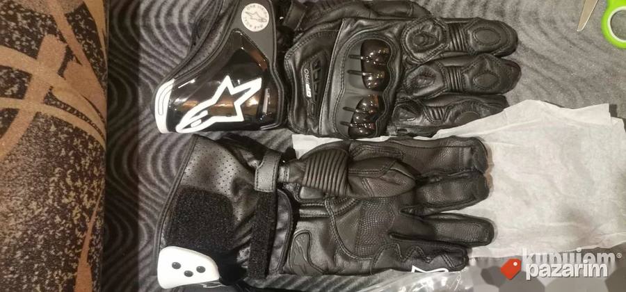 Kozne Rukavice Za Motor ALPINESTARS Poluduboke i Duboke Novo 5