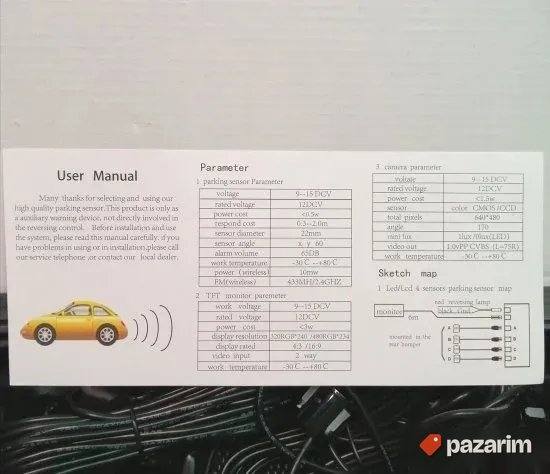 Parking Senzori 4 i 8 komada Novo 6
