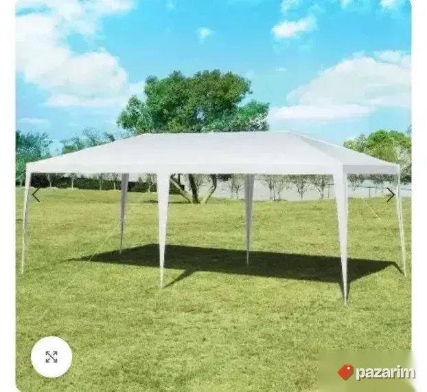Harmonika Tenda Od Debelozidnih Cevi 3x3m Suncobrani Stolovi 7