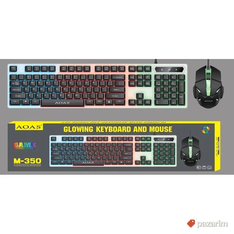 Svetleca Tastatura i Mis Gejmerska Led Tastatura Novo 2