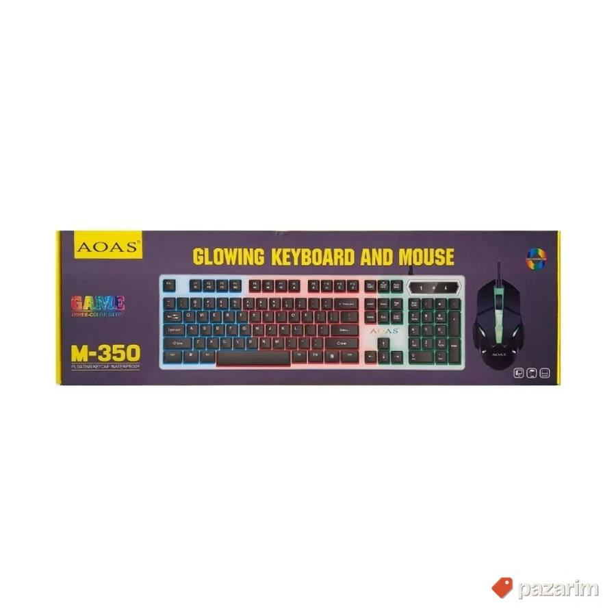 Svetleca Tastatura i Mis Gejmerska Led Tastatura Novo 5