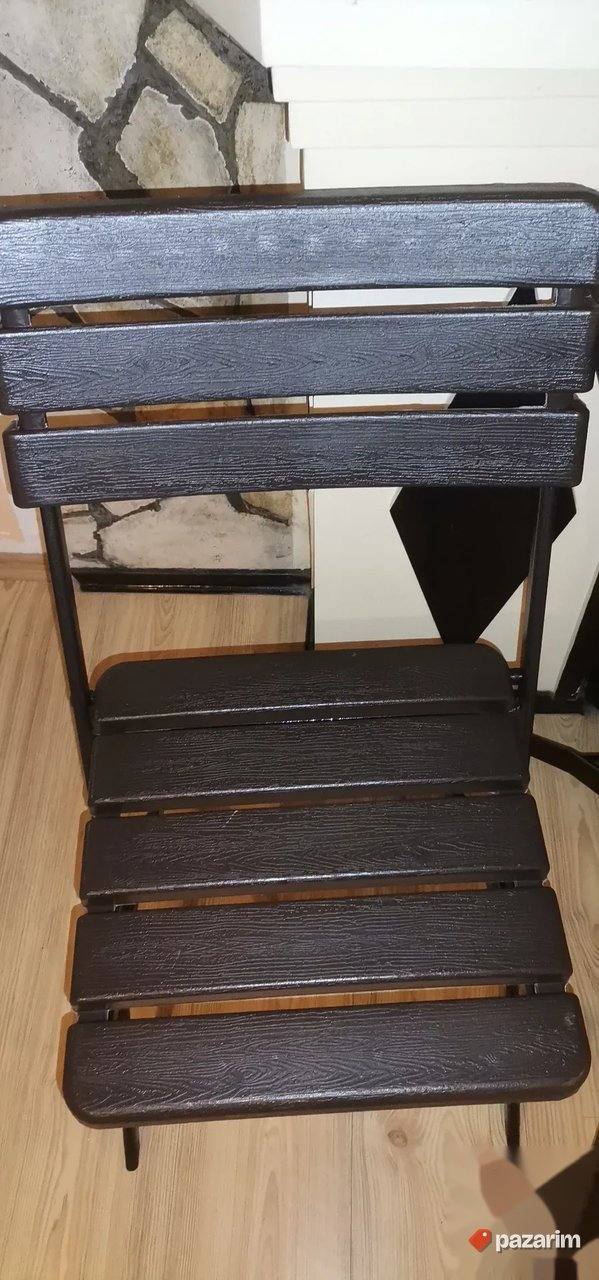 Bastenski Sto Na Rasklapanje 100x70cm Imitacija Drveta Novo 3