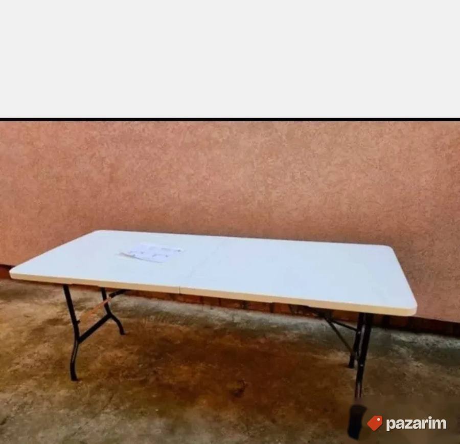 Bastenski Sto Na Rasklapanje 100x70cm Imitacija Drveta Novo 7