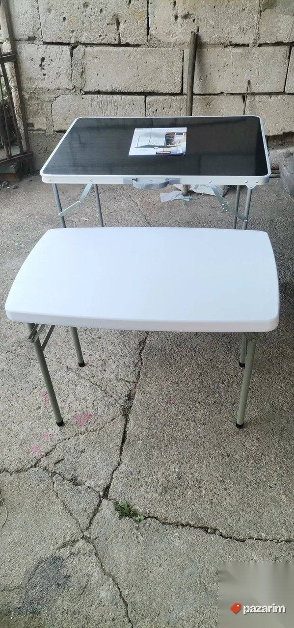 Bastenski Sto Na Rasklapanje 100x70cm Imitacija Drveta Novo 8