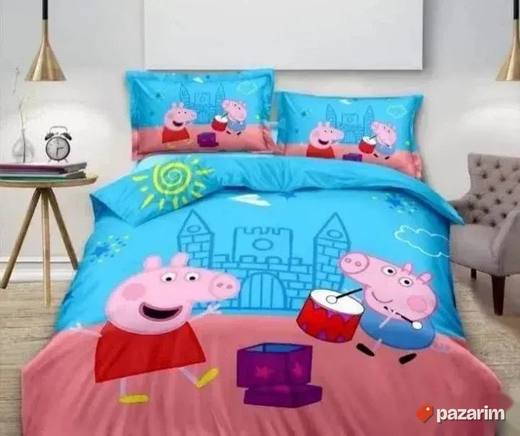 Poklon Set Pepa Pig Plasticni 9/1 +Pamucni Set 3/1 Novo Akci
