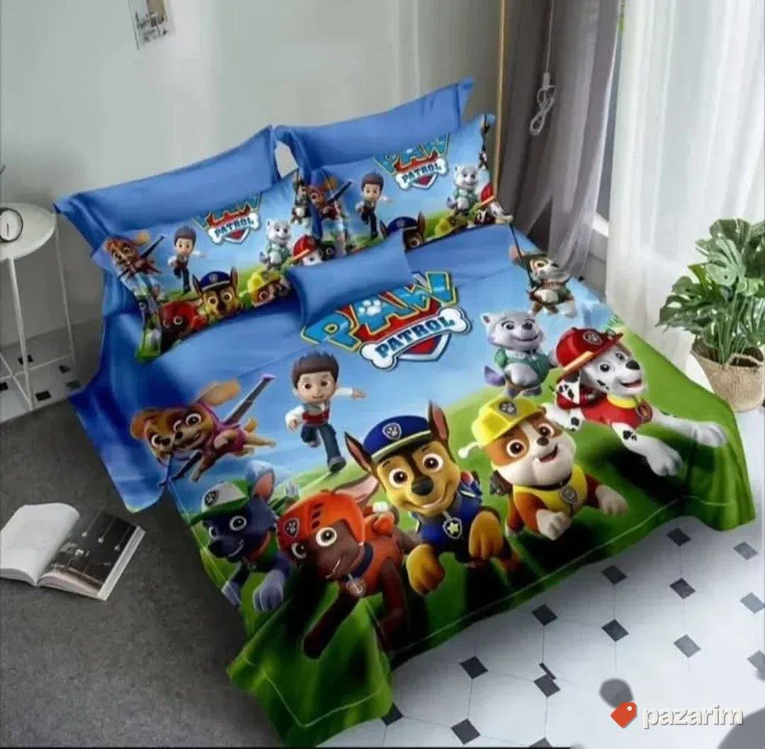 Paw Patrol Pamucna Posteljina Set 3/1 Novo Akcija 1