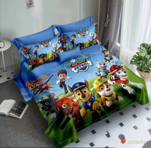 Paw Patrol Pamucna Posteljina Set 3/1 Novo Akcija