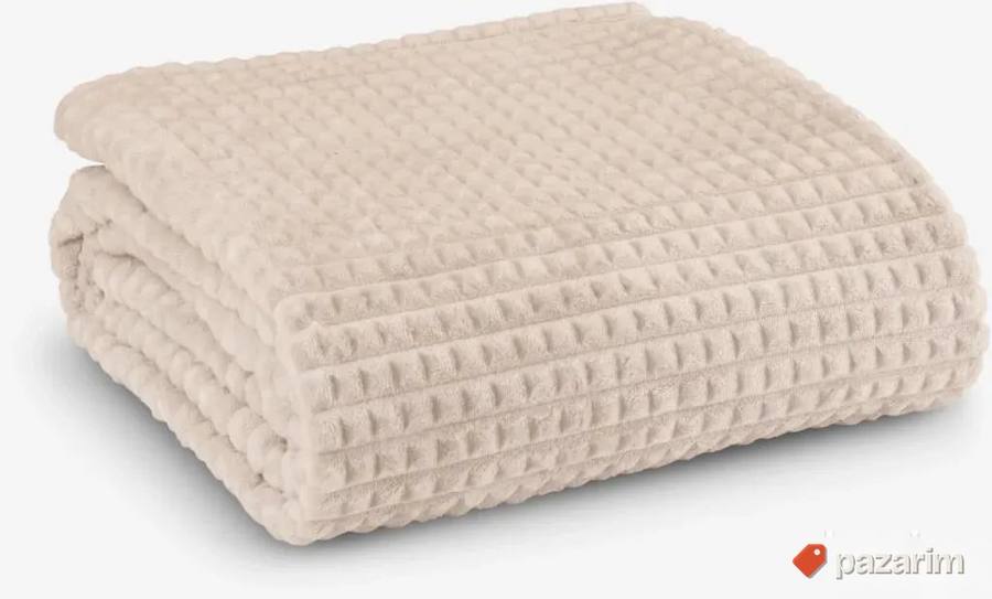 Top Plisano Cebe 140x200cm Bez i Sivo Novo Akcija 3