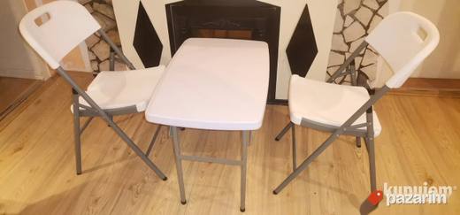 Kamperski Set 2 stolice i Sto Na Rasklapanje Top Novo Akcija