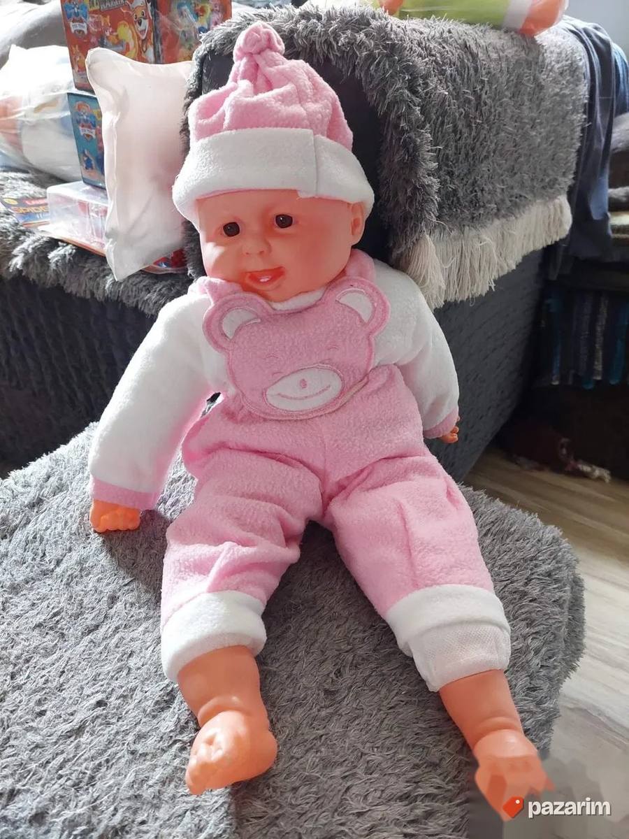 Velike Lutke Happy Baby Bebe Smejalice Vise Boja Novo 8