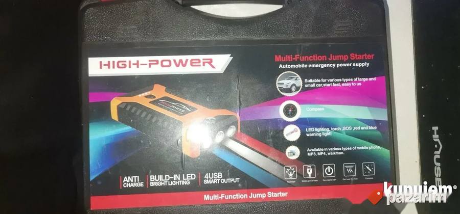 Booster Starter Za Paljenje Akumulatora 45-70A 2 Jacine Novo 7