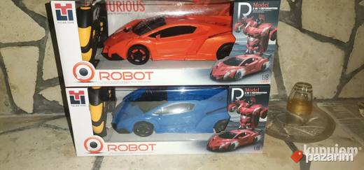 Veliki Transformers Na Daljinski 2u1 Punjiva Baterija Novo