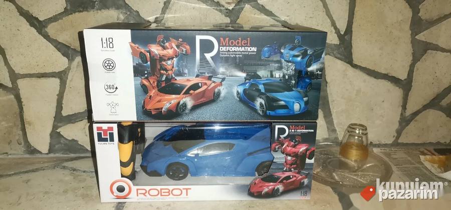 Veliki Transformers Na Daljinski 2u1 Punjiva Baterija Novo 3