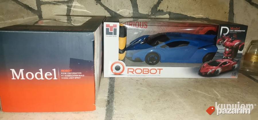 Veliki Transformers Na Daljinski 2u1 Punjiva Baterija Novo 6