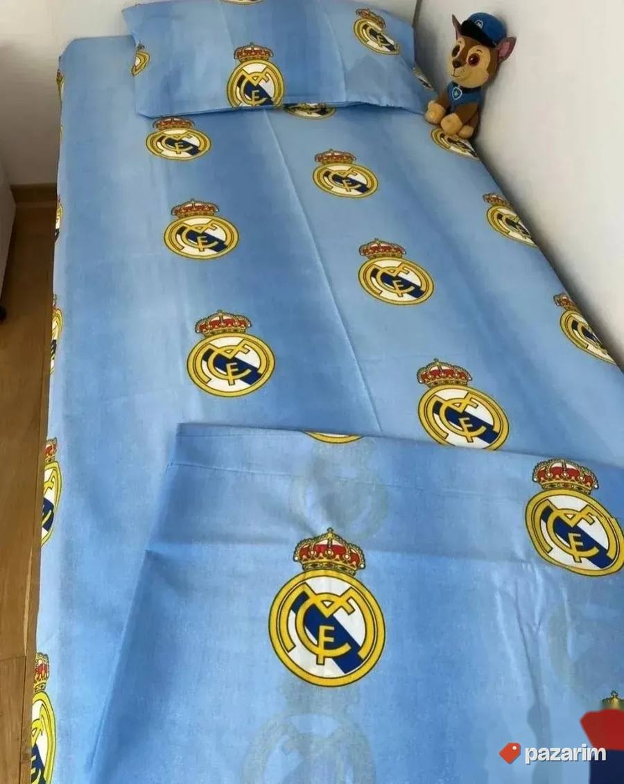Pamucni Komplet Posteljine Real Madrid Barcelona 3/1 Novo 2