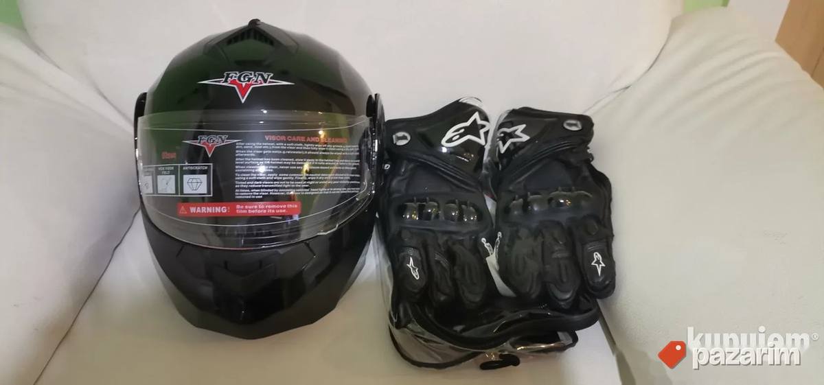 Rukavice Kacige Torbice Protektori Za Motor Novo 1