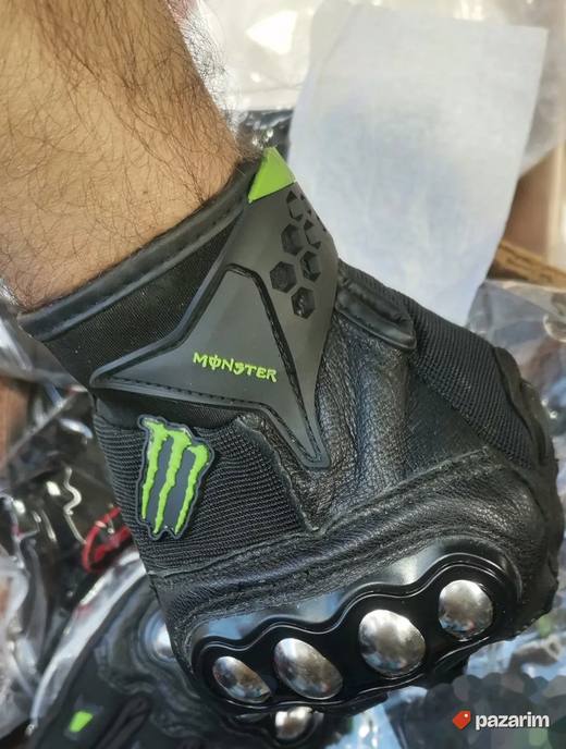 Monster Bajkerske Rukavice Sa Koznim Ojacanjima Novo