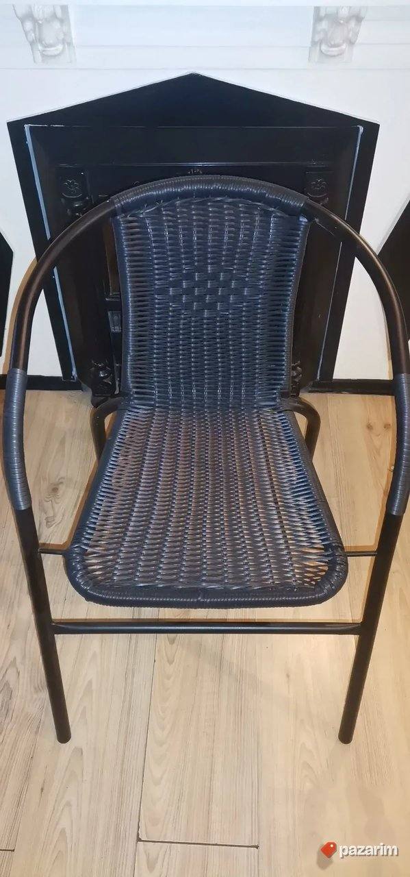 Pletene Bastenske Stolice Metal Petan Novo 3