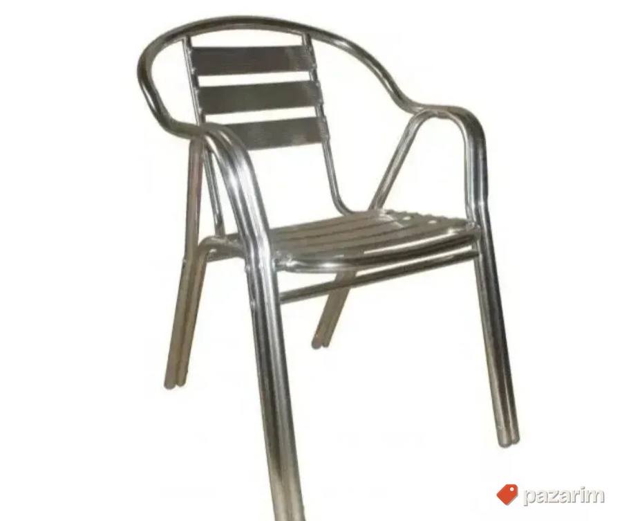 Aluminijumske Stolice Sa Duplim Ramom INOX Novo 2