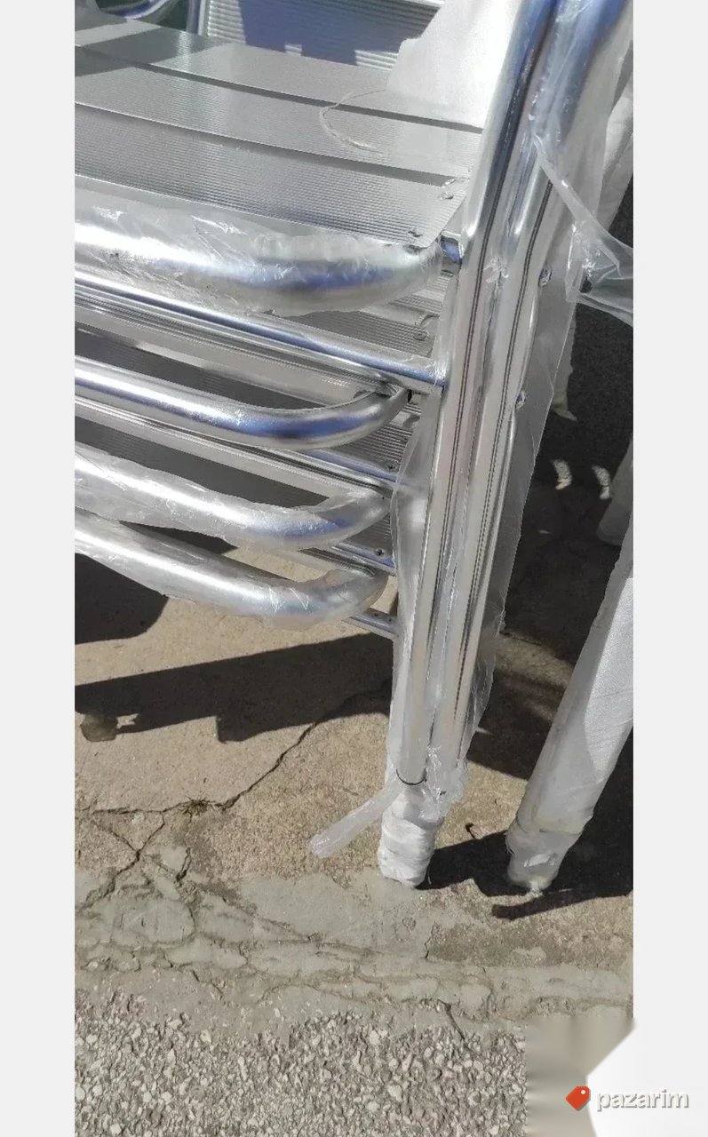 Aluminijumske Stolice Sa Duplim Ramom INOX Novo 4