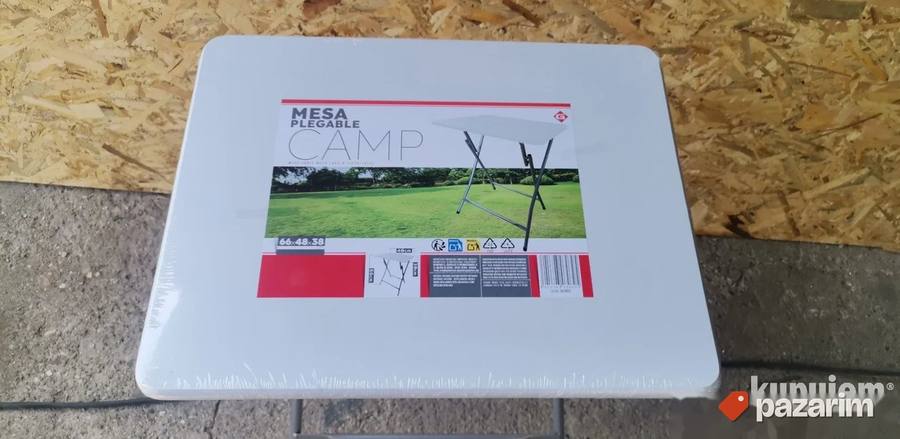 Kamperski Stolovi na rasklapanje 66x48x38 i 70x50cm Novo 3
