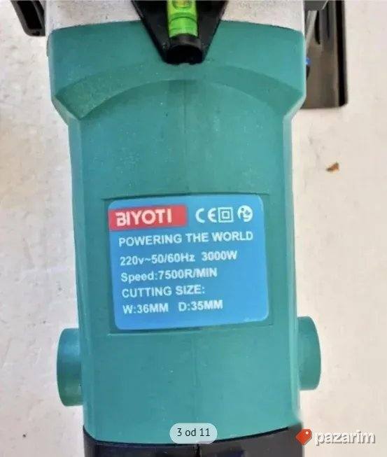 Biyoti brusilica za pravljenje kanalica u betonu i keramici 3