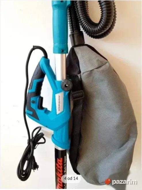 Žirafa za zidove sa usisivačem i LED lampom Makita 1400W 4