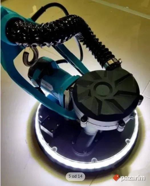 Žirafa za zidove sa usisivačem i LED lampom Makita 1400W 5