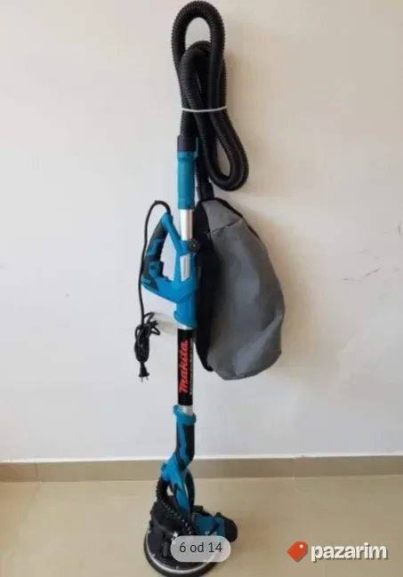 Žirafa za zidove sa usisivačem i LED lampom Makita 1400W 6