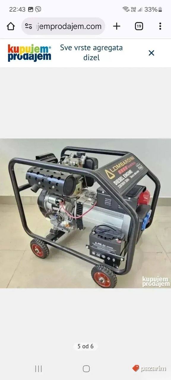 Agregat Perkins bešumni 15KW Profesionalni imamo od 1 /15kw 8