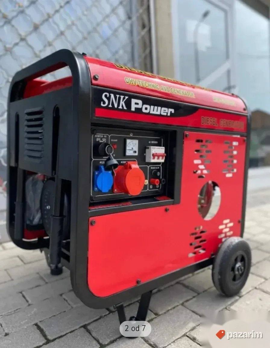 Agregat SNK Power 6.5KW Dizel monofazni i trofazni generat 2