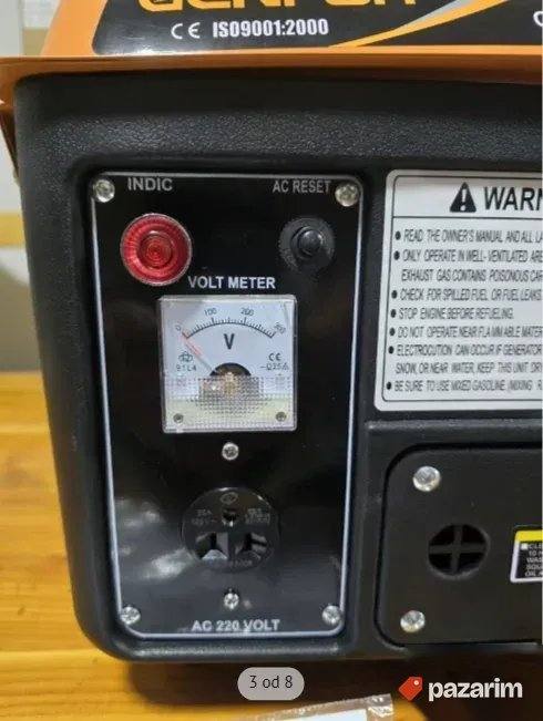 Agregat Genfor 1.1KW Kompaktan i pouzdan benzinski generat 3
