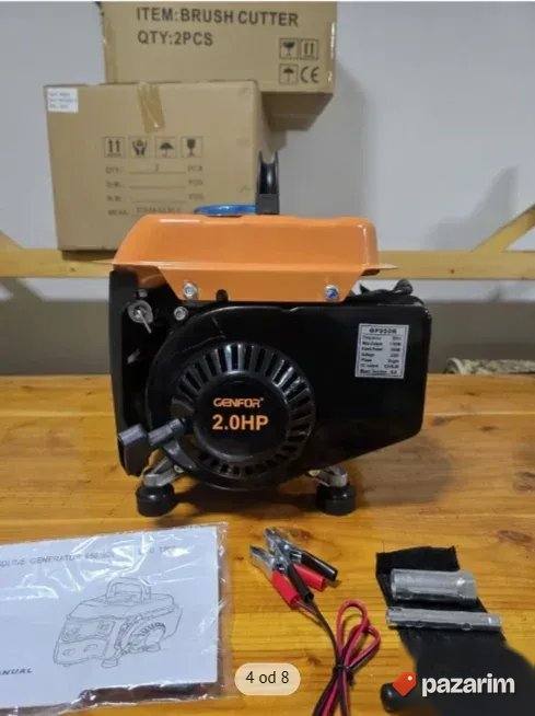 Agregat Genfor 1.1KW Kompaktan i pouzdan benzinski generat 4